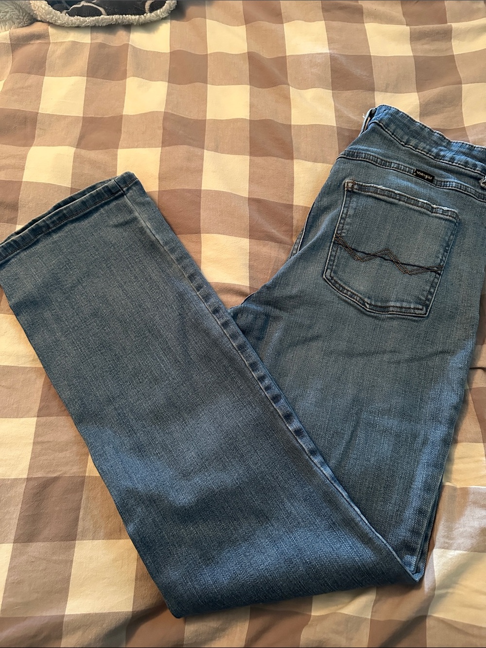 Wrangler Women's Medium Blue Straight Jeans